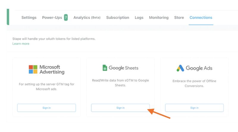 How to Send Data from sGTM to Google Sheets with Stape